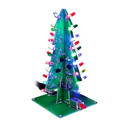 3D Christmas Trees LED DIY Kit