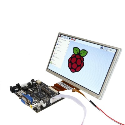 7" LCD Touch Screen with HDMI VGA Input Driver Board