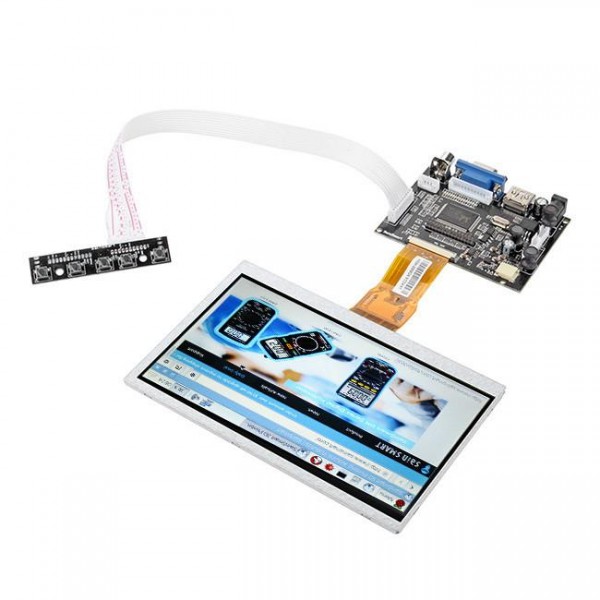 7" LCD Display AT070TN90 with HDMI VGA Controller Board