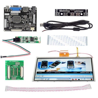 9" LCD Touch Screen + HDMI/VGA Driver Board