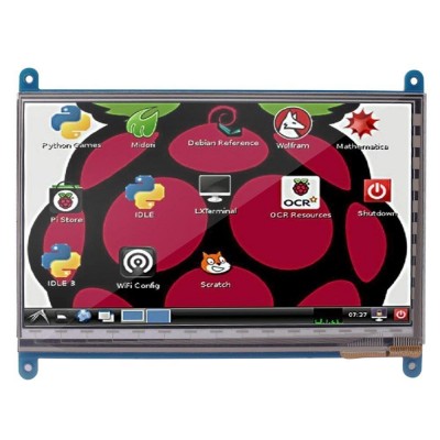 7" Capacitive Touch Screen 800x480 TFT LCD HDMI Display