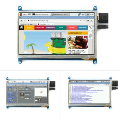 7" Capacitive Touch Screen 800x480 TFT LCD HDMI Display