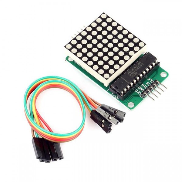 MAX7219 Red LED Dot Matrix Display Module