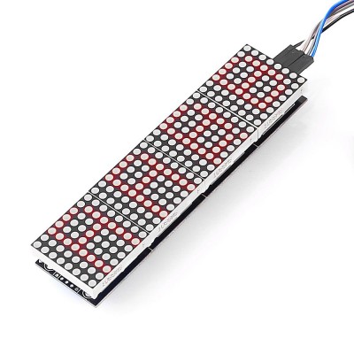 MAX7219 Red LED Dot Matrix Display Module