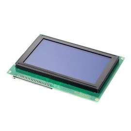 240X128 TTL Serial Matrix Graphic LCD Display Blue, [Final Sale]